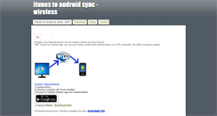 Desktop Screenshot of itunes2android.com