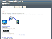 Tablet Screenshot of itunes2android.com